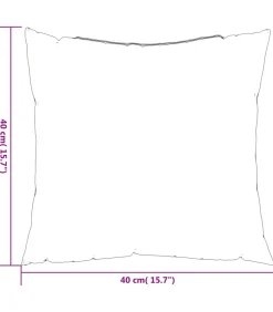 vidaXL Bankkussens 4 st 40x40 cm stof koningsblauw