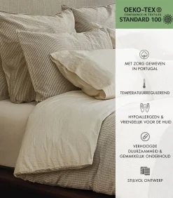 SOWL BARCELONA Hoeslaken. Jacquard Katoen