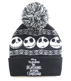 Heren Nightmare Before Christmas BASIC SNOW - Muts - Zwart