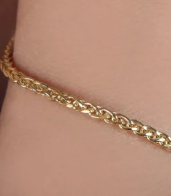 DAMES Bluespirit B-CLASSIC Armband Geelgoud 375