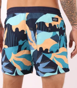 Beach short rayure verticale WIPEOUT Heren Badmode