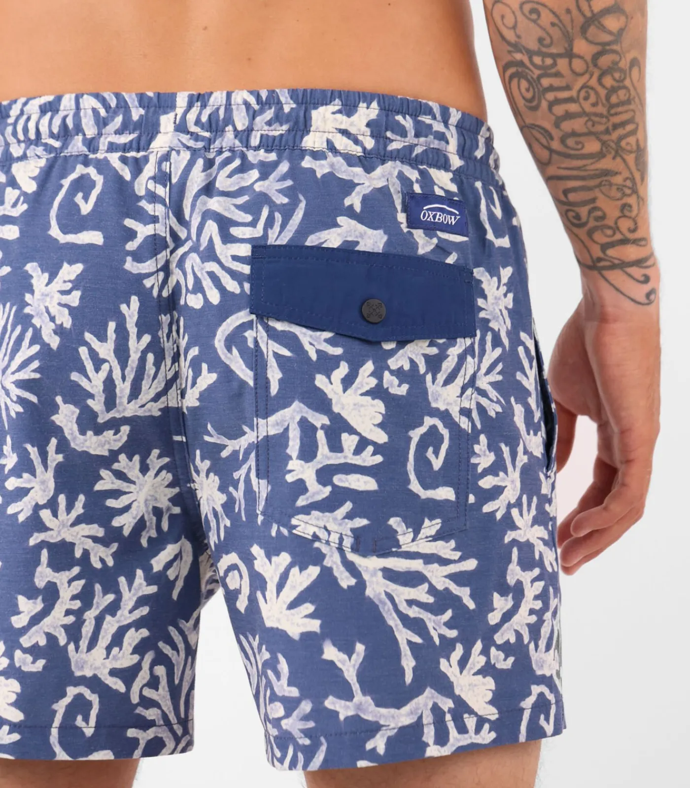 Heren Oxbow Beach short stretch effet lavé BARREL