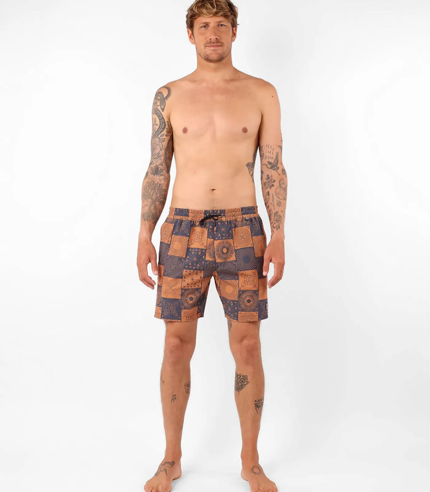 Heren Oxbow Beach short stretch effet lavé CHEERS