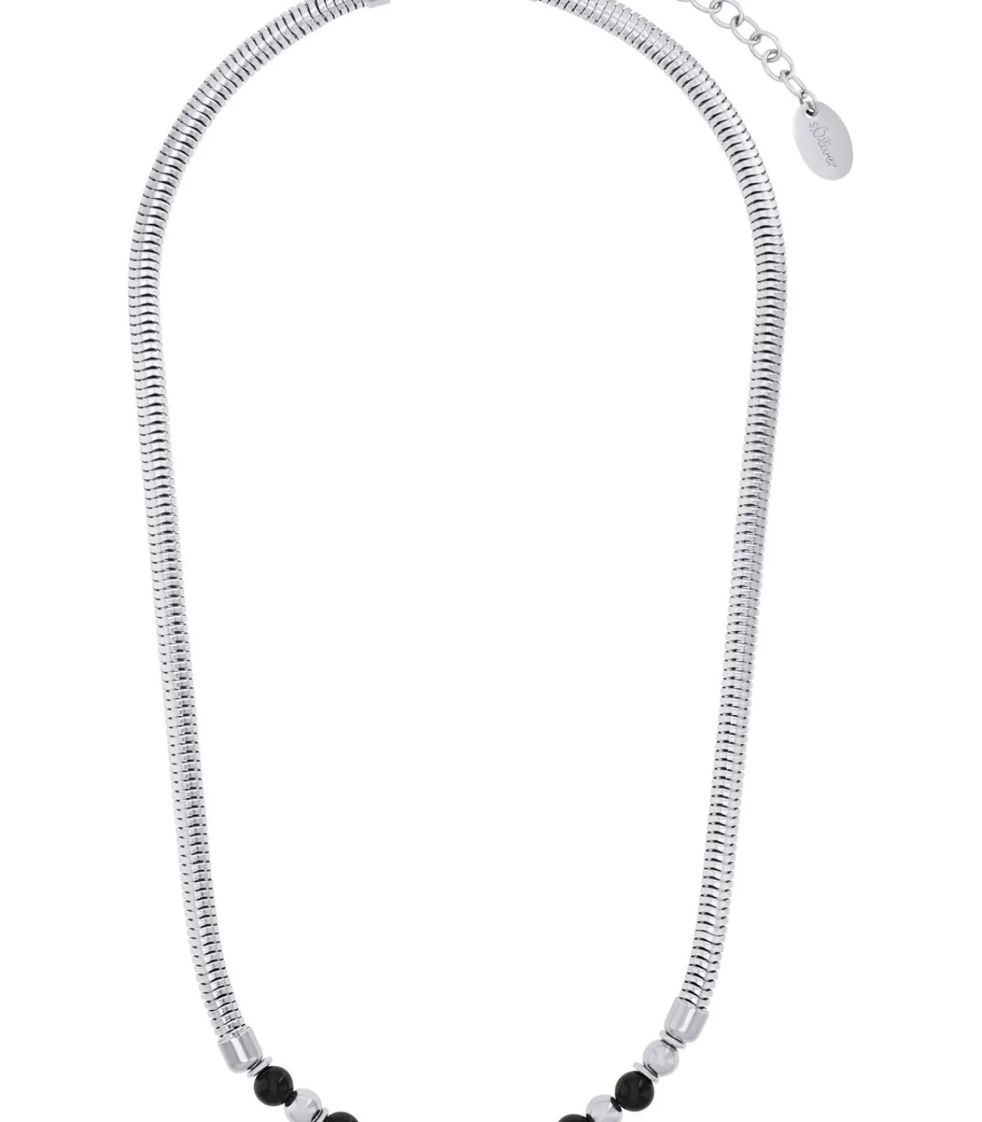 Outlet Beadkette voor dames, roestvrij staal, agaat DAMES Halskettingen