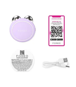 FOREO BEAR 2 go Lavender | Compact microcurrent apparaat met 6 intensiteiten en 2 microcurrent patronen