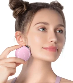Hot BEAR Mini Pearl | App-verbonden Microcurrent Facial Toning Apparaat met 3 Intensiteiten Gezichtsverzorgings Accessoires