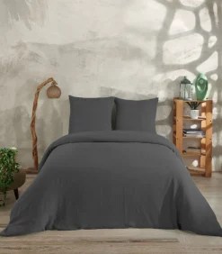 Blanc Avenue Beddengoed 200x200 cm in katoen gaas mousseline