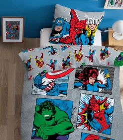 Matt & Rose Beddengoedset van 100% katoen, MARVEL HOME COMICS