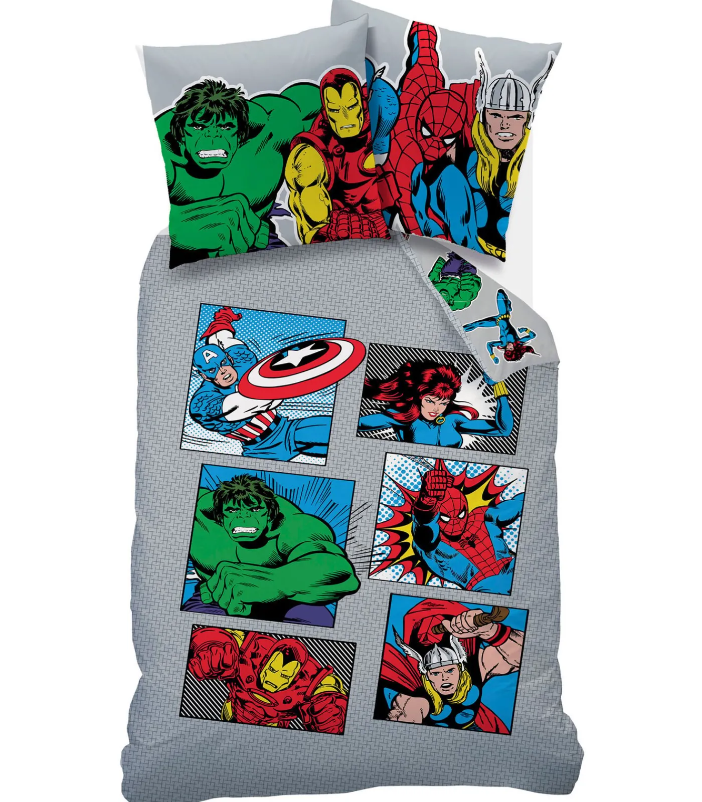 Matt & Rose Beddengoedset van 100% katoen, MARVEL HOME COMICS