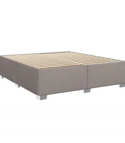 Discount Bedframe zonder matras stof taupe 180x200 cm Bedden