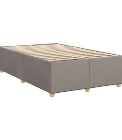Bedframe zonder matras 120x200 cm stof taupe Bedden