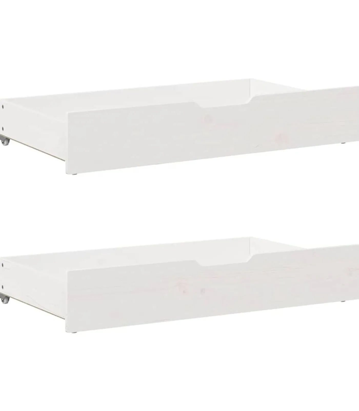 vidaXL Bedlades 2 st 95x55x17 cm massief grenenhout