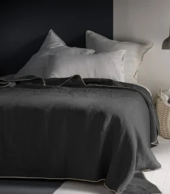 Online Bedovertrek in gewassen linnen Bedspreien