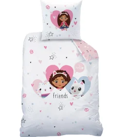 Sale Bedrukt beddengoed 100% katoen, HEARTS Dekbedovertrekken