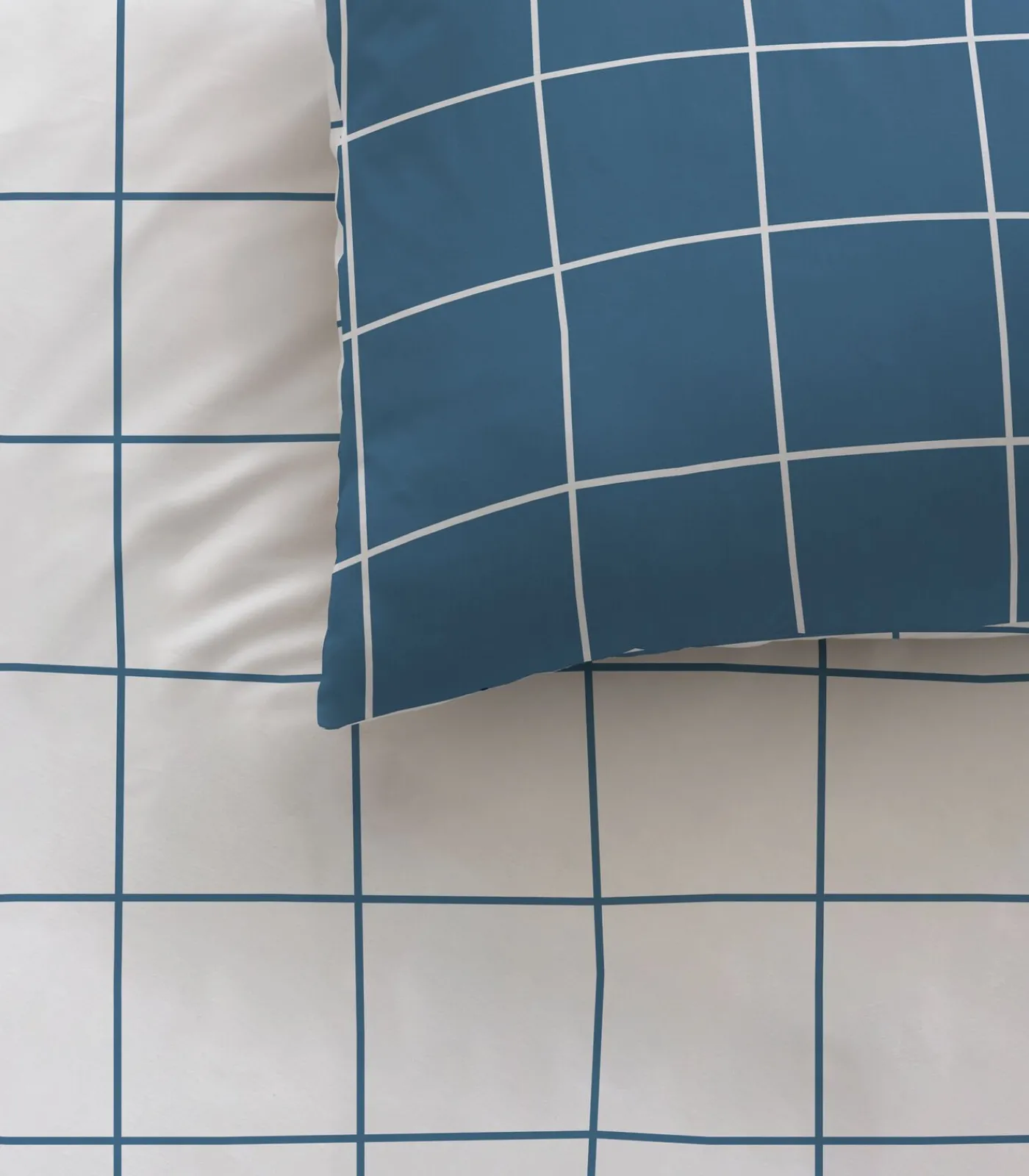 Sale Bedrukt beddengoed set 100% katoen, CHECKS Dekbedovertrekken