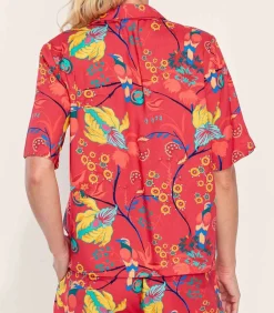 DAMES La Fiancée Bedrukt Homewear overhemd KINNAUR