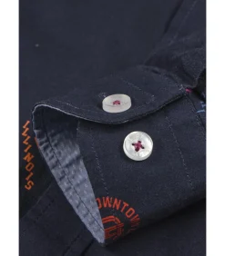 New Bedrukt katoenen overhemd Kinderen Hemden