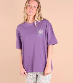 DAMES Oxbow Bedrukt T-shirt op borst en rug SAFI