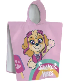 Kinderen PAT PATROUILLE Bedrukte badcape, 100% katoen, PAW PATROL GOOD VIBES