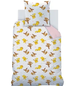 Bedrukte Beddenset 100% Katoen, POKÉMON EEVEE Dekbedovertrekken