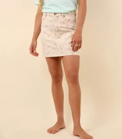 Sale Bedrukte denim minirok MARGARIDA DAMES Rokken