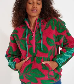 Clearance Bedrukte fleecetrui NOOK GREENVILLE DAMES Jassen