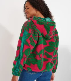 Clearance Bedrukte fleecetrui NOOK GREENVILLE DAMES Jassen