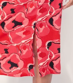 DAMES La Fiancée Bedrukte rok AKASH