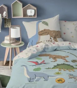 JURASSIC WORLD Bedtextielset met print 100% katoen, SICJU