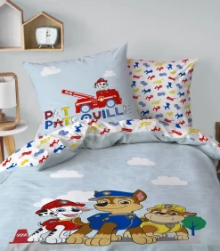 PAT PATROUILLE Bedtextielset met print van 100% katoen, PAW PATROL PATBOY