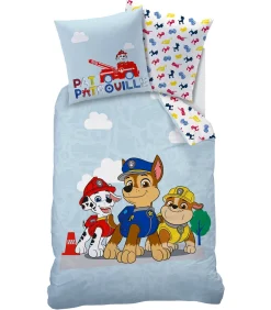 PAT PATROUILLE Bedtextielset met print van 100% katoen, PAW PATROL PATBOY