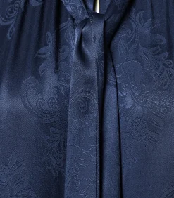 Bension Blouse Navy DAMES Overhemden & Blouses