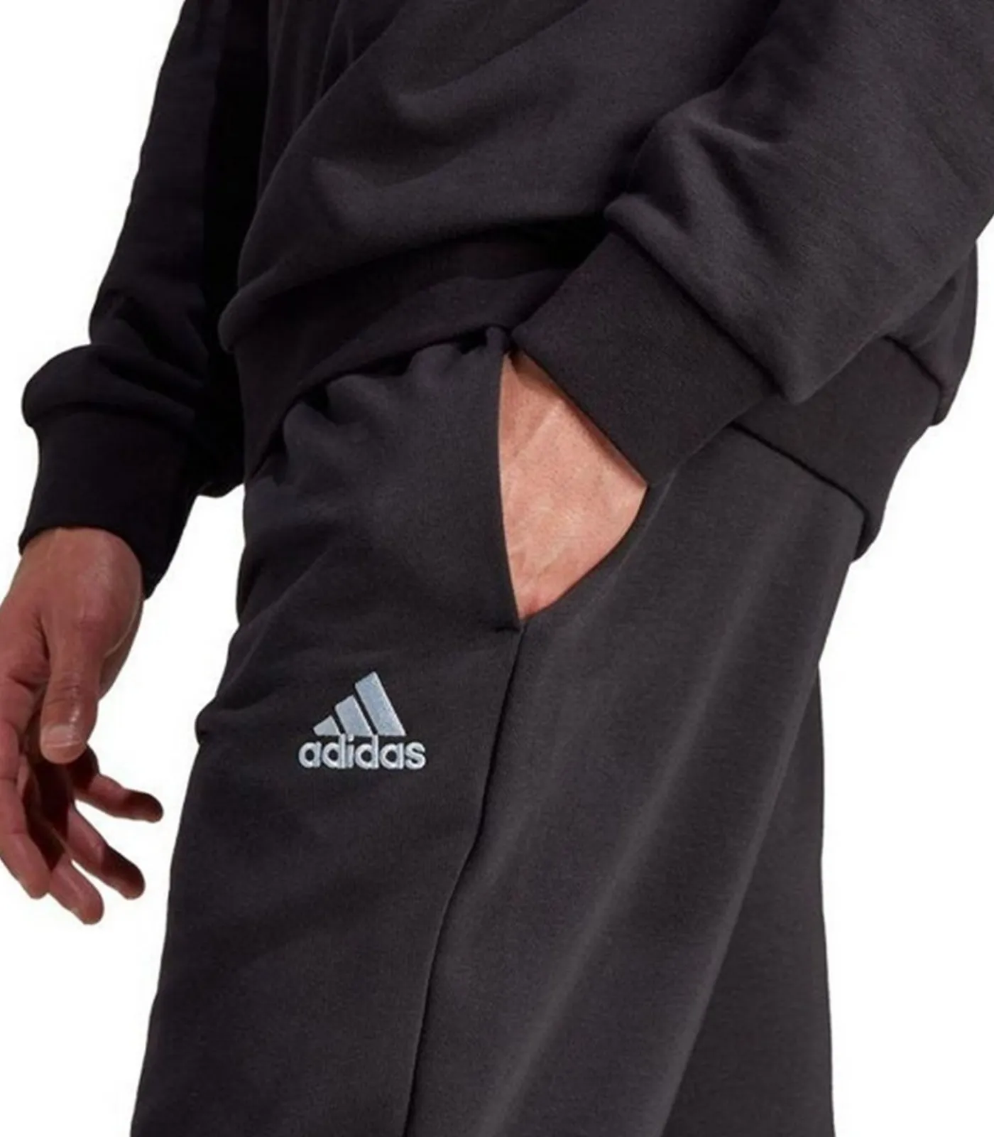 Heren Adidas BIG LOGO - Trainingspak - Zwart