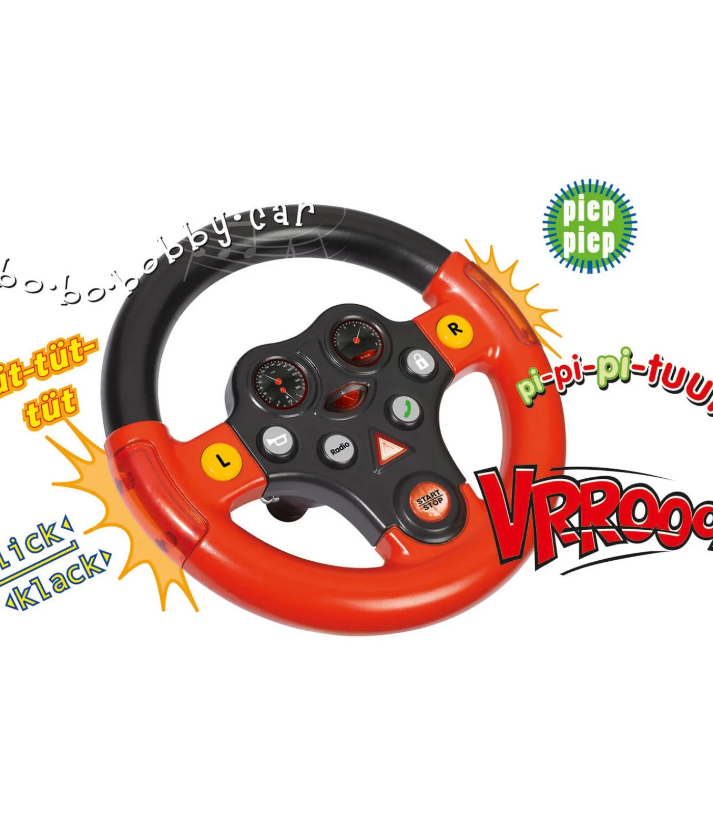 Kinderen BIG speelgoed stuurwiel met geluid en licht voor Bobby Car en tractor