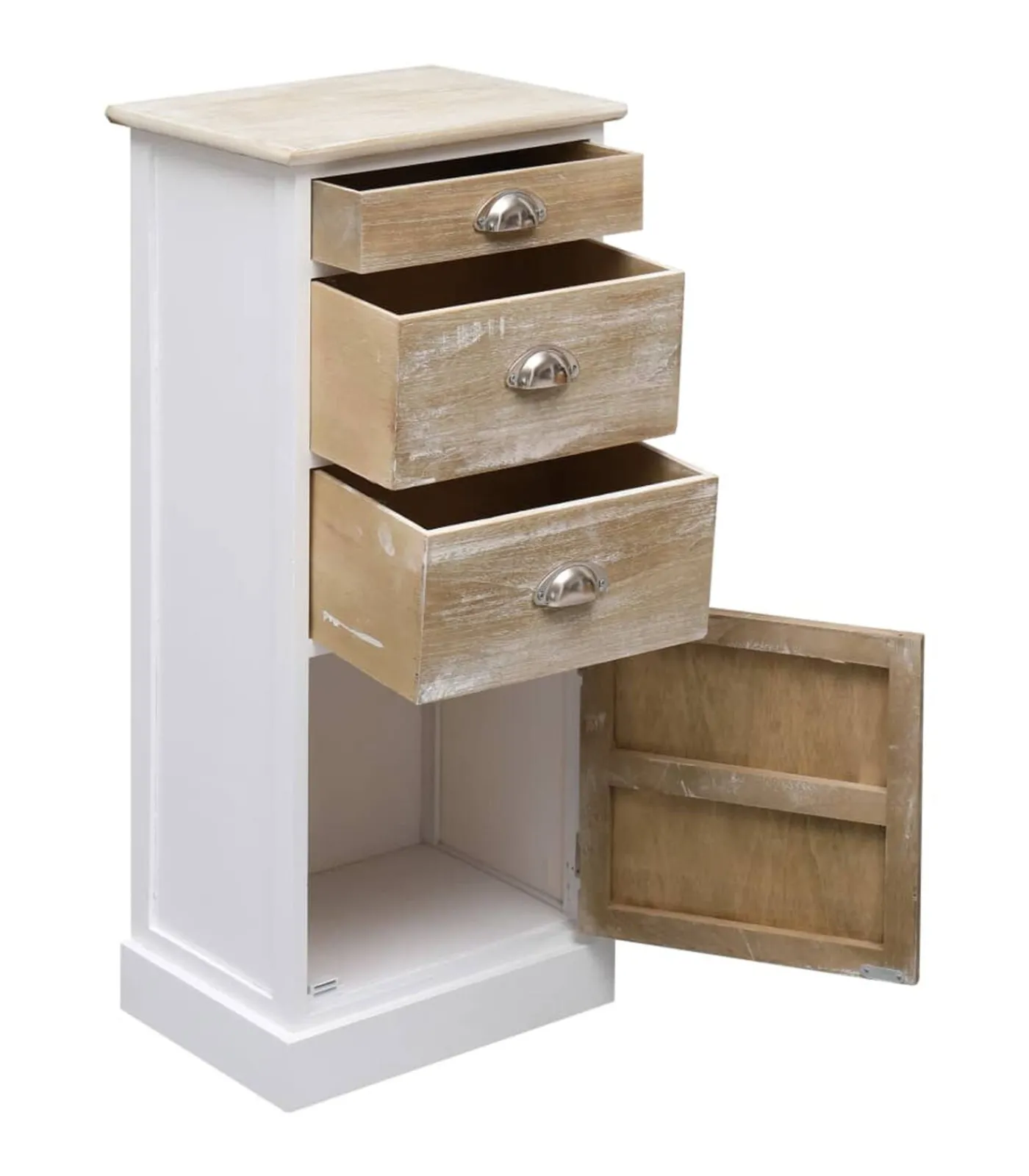 New Bijzetkast 38x28x86 cm paulowniahout Meubels