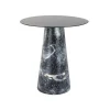Bijzettafel Mosaic Marble High - Zwart - 40x40x42cm Tafels