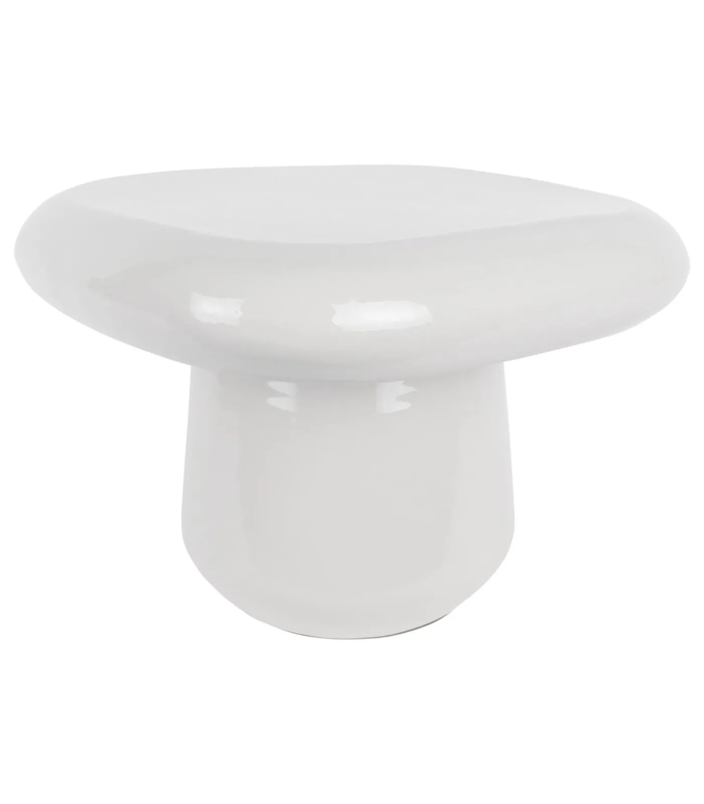 Leitmotiv Bijzettafel Roca - Wit - 49x49x36cm