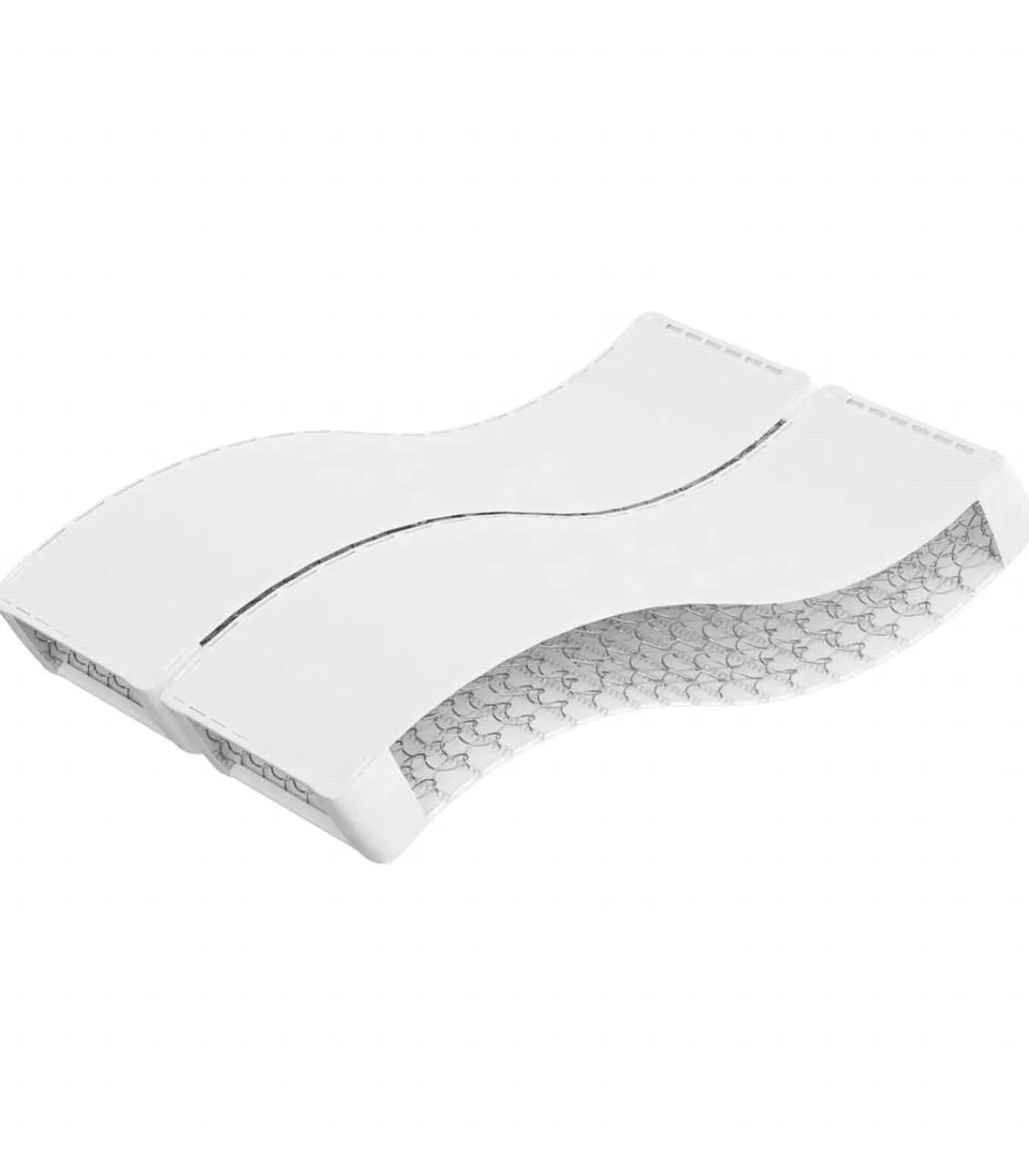 vidaXL Binnenveringmatras middelhard 120x200 cm