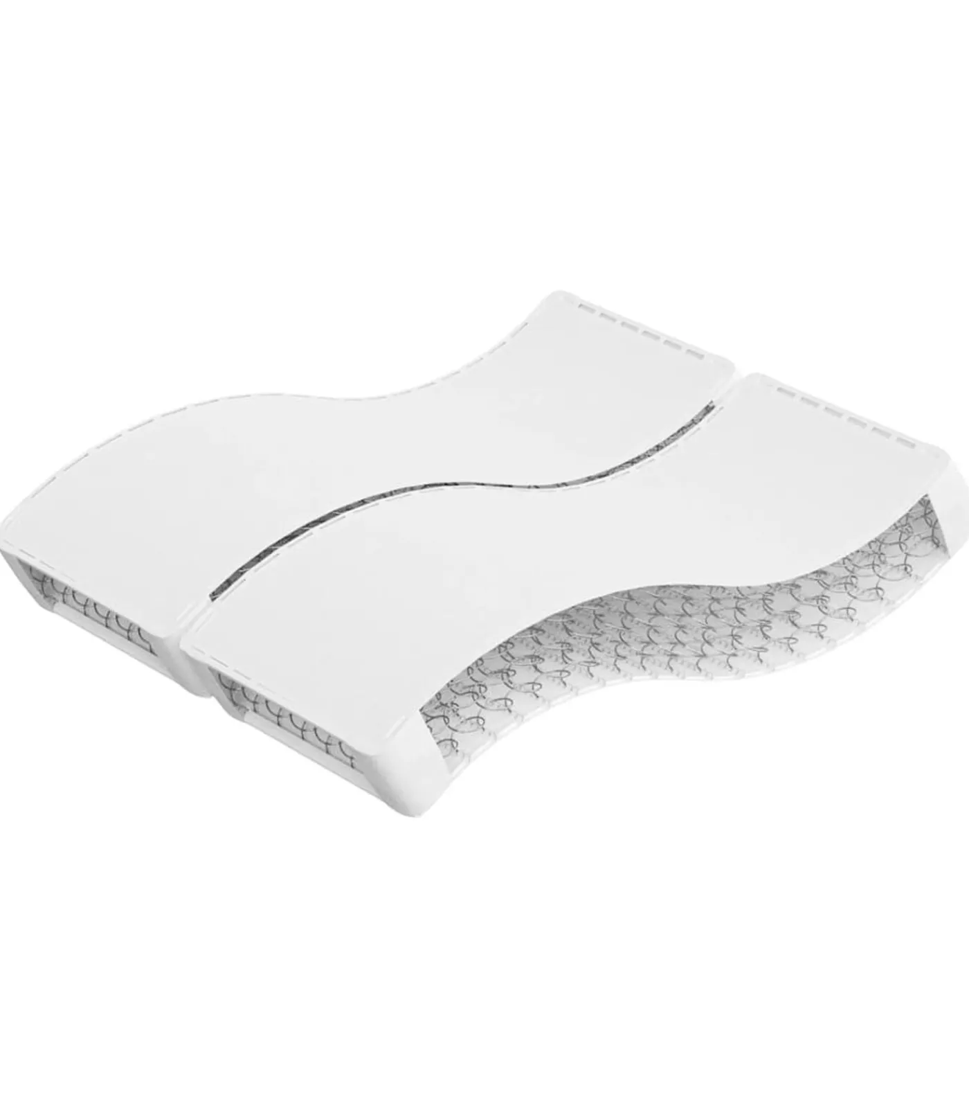 vidaXL Binnenveringmatras middelhard 140x190 cm