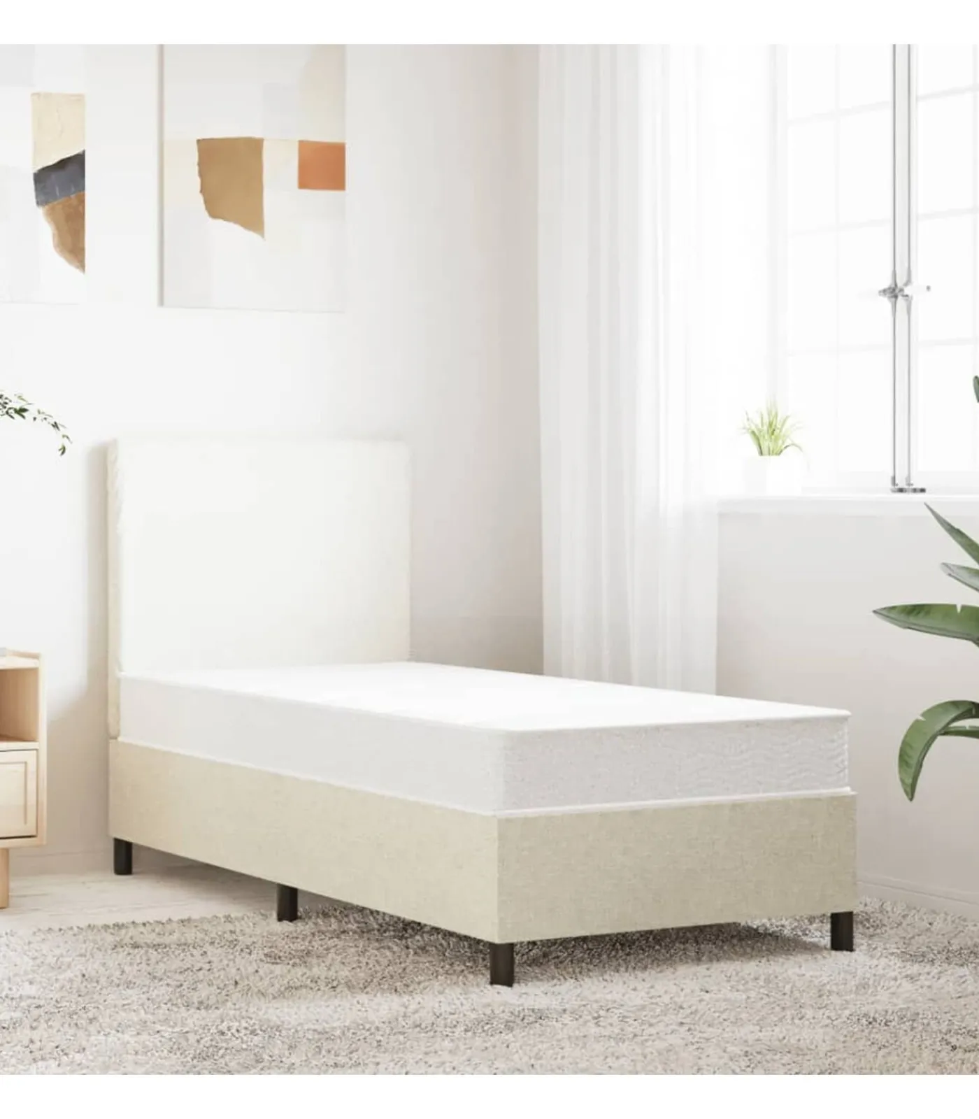 vidaXL Binnenveringmatras middelhard 80x200 cm