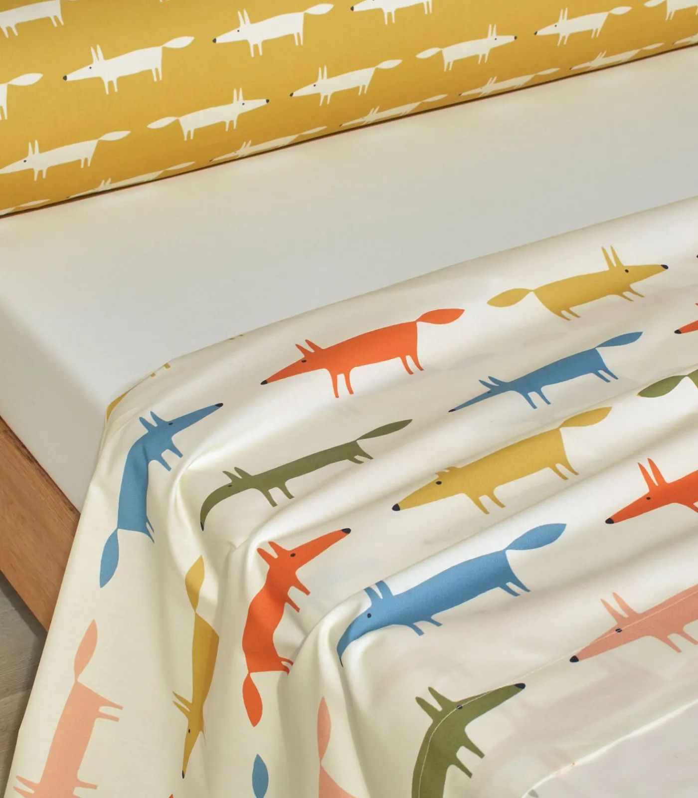 Outlet BIRTHDAY FOX Multico - Laken Perkaal Katoen Lakens