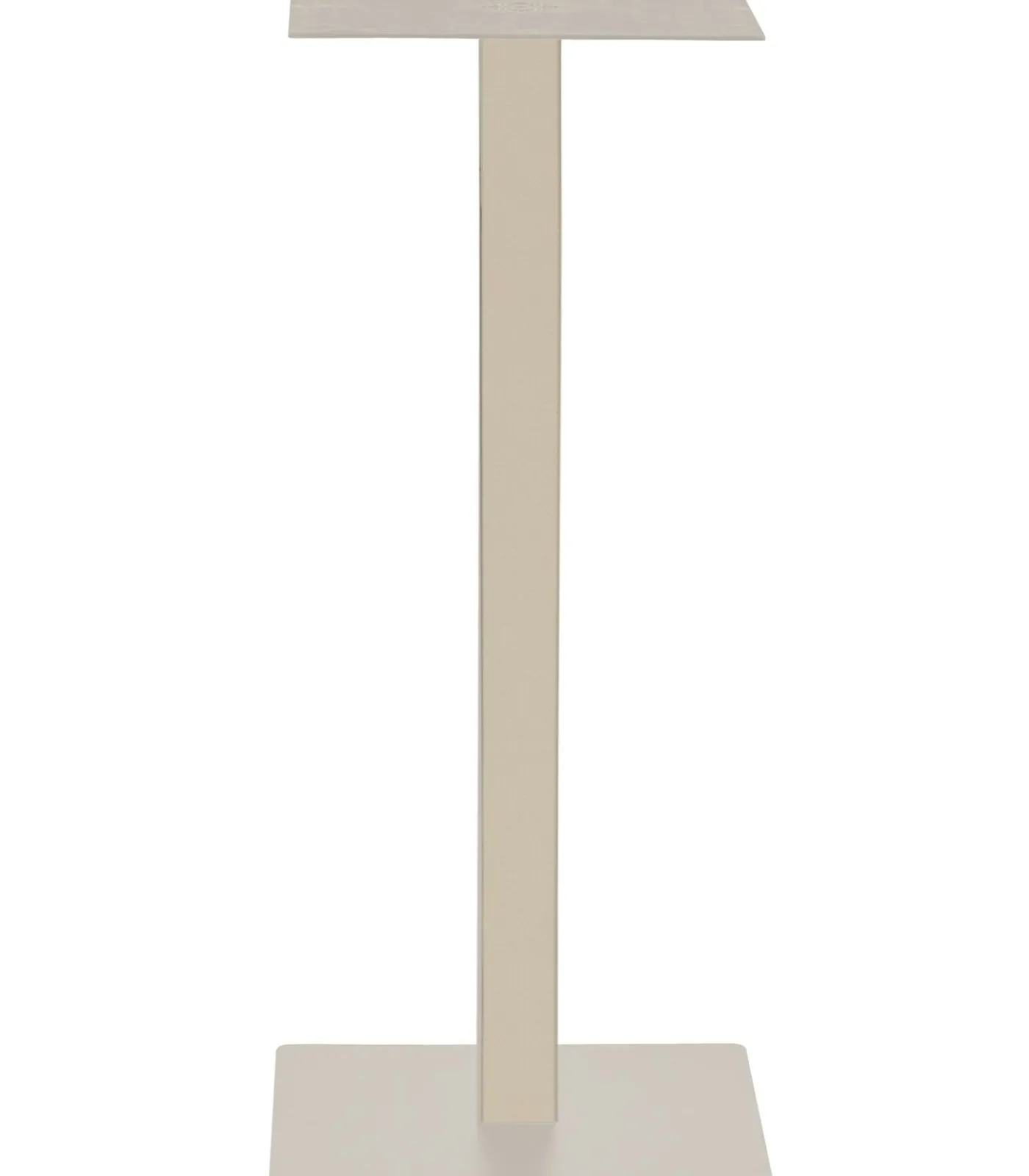 WOOOD Bistro Vierkante Bartafel Poot Metaal Dakargrau 105X50x50 Cm