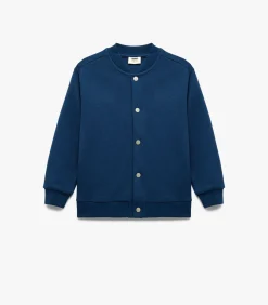 Hot Blauw Jongens Schoolvest Lange Mouwen Kinderen Jassen