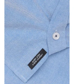 Blauw jongensoverhemd met zakje Kinderen Hemden