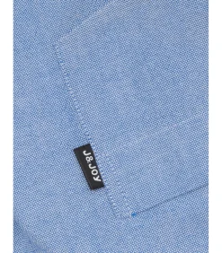 Blauw jongensoverhemd met zakje Kinderen Hemden