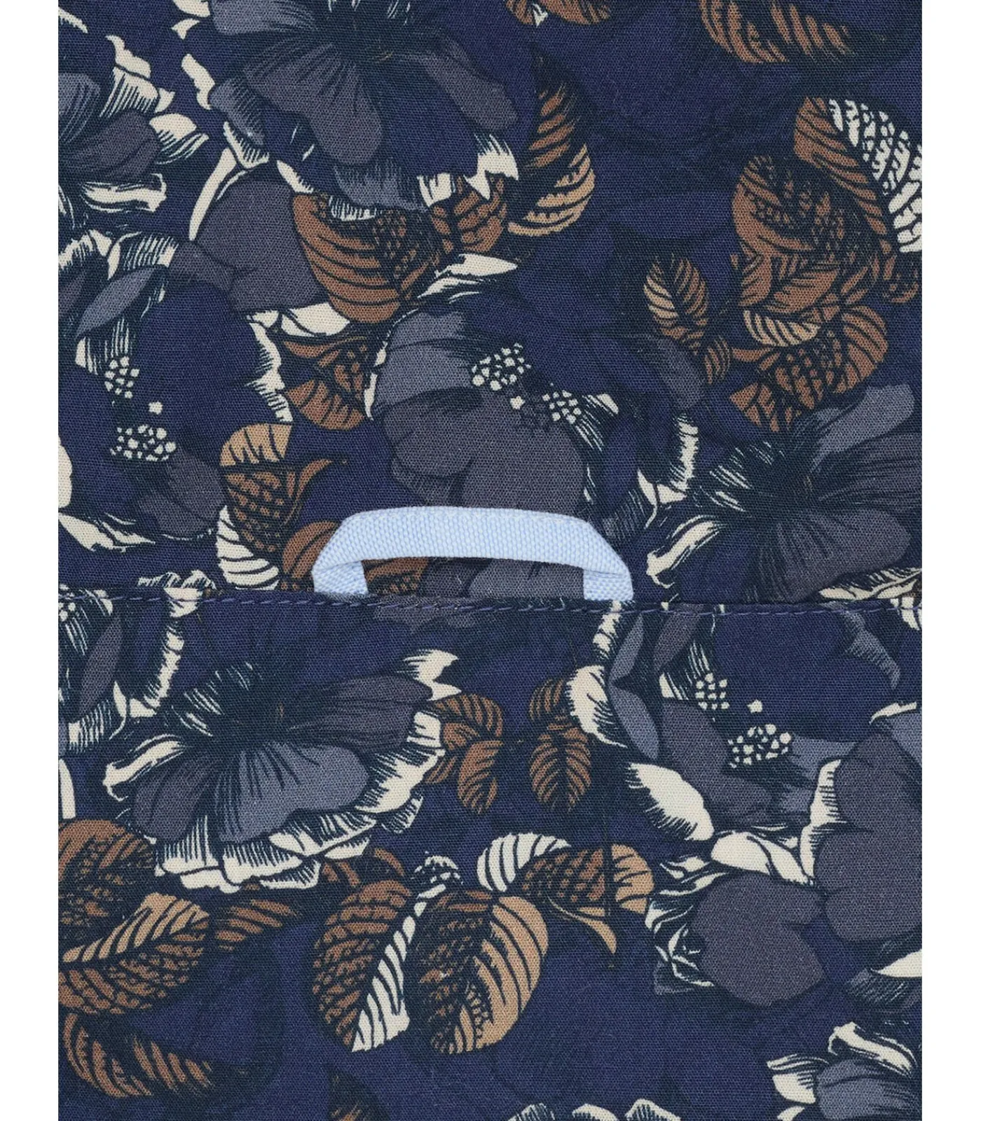 Best Blauw jongensoverhemd met bloemenprint Kinderen Hemden