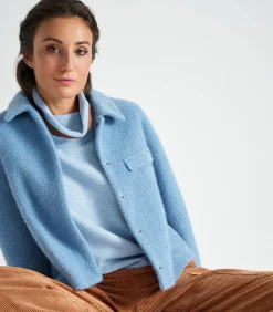 Clearance Blauw kort jasje DAMES Maatpakken & Blazers