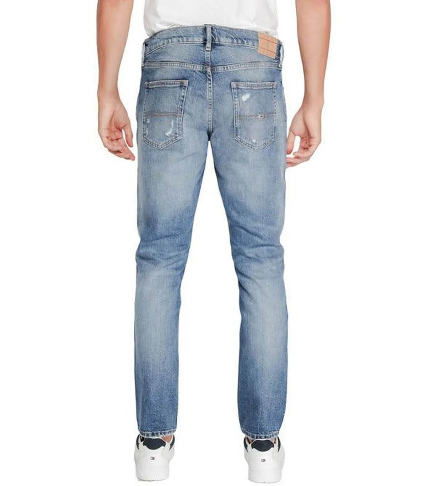 Heren Tommy Hilfiger Blauw Straight Relaxed Jeans