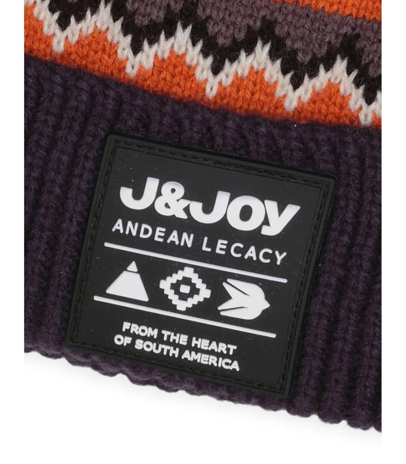 Blauwe herenmuts met pompon en logo Heren Hoeden & Petten