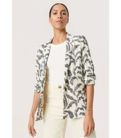 DAMES Soaked in Luxury Blazer met print voor dames Shirley